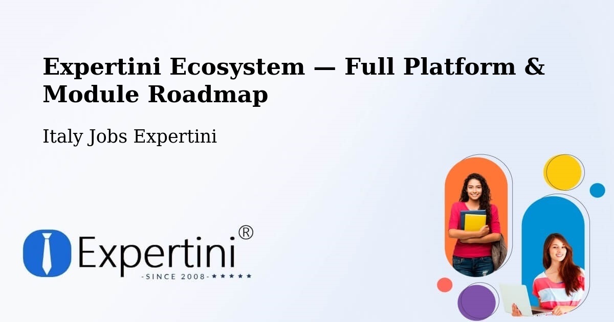 Expertini Ecosystem — Full Platform & Module Roadmap – Pozzilli